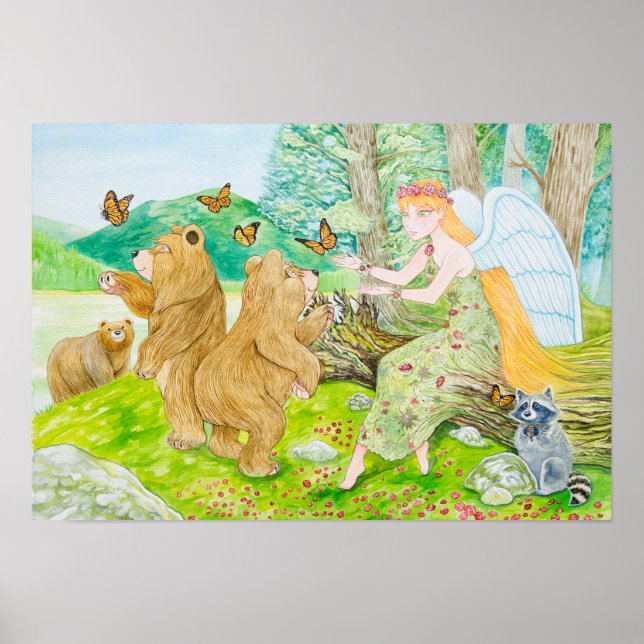 « Spring Forêts » Poster (Devant)