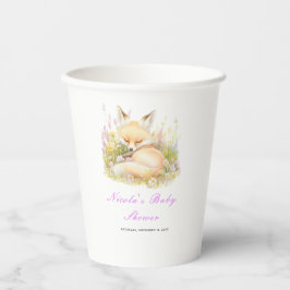 Spring Fox Baby Dusche Pappbecher