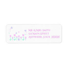 Spring Garden Address Labels