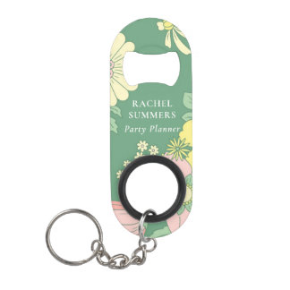 Spring Garden Boho Floral Mini Flaschenöffner