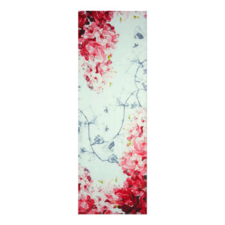 Spring Garden Butterfly Burgundy Bloral Bloom Fotodruck