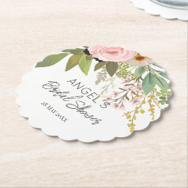 Spring Garden Floral Bouquet Brautparty Untersetzer