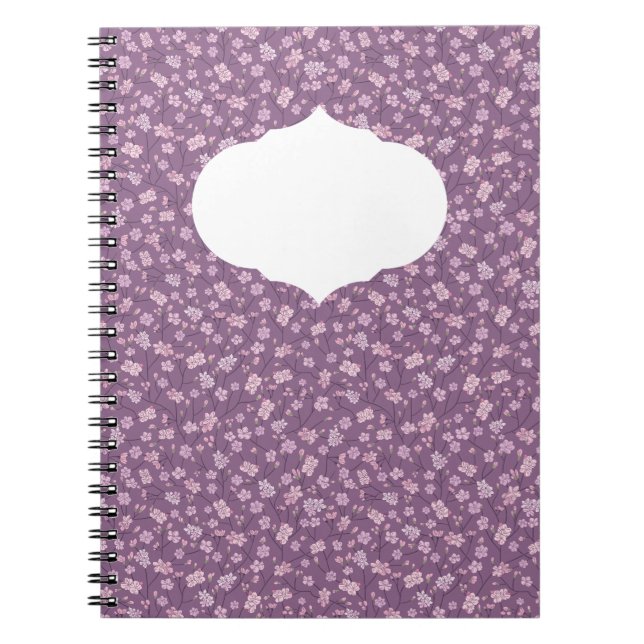 Spring Garden Mother's Day Asiatische Blume Japani Notizblock (Vorderseite)
