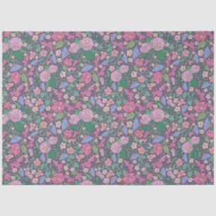 Spring Garden Mother's Day Poppies japanische Fans Seidenpapier