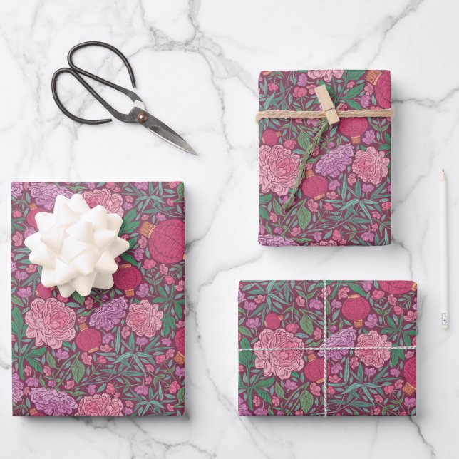 Spring Garden Mutter's Day Japanisch Papier Laters (Vorderseite)