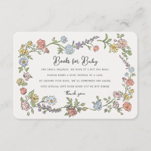 Spring Garden Party Books for Baby Shooting Insert