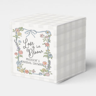 Spring Garden Party Pastell Brautparty Geschenkschachtel