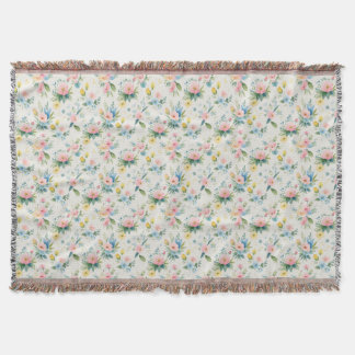 spring garden pastel florals decke
