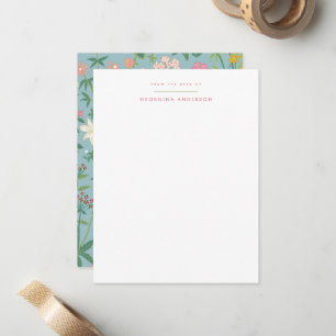 Spring Garden Personal Stationery Mitteilungskarte