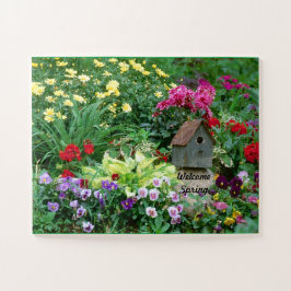 Spring Garden Puzzle Geschenk für Oma Easy