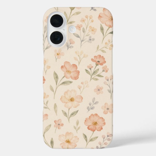 Spring Garden Watercolor Floral Case (Rückseite)