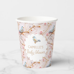 Spring Girl Baby Dusche Rosa Personalisiert Pappbecher