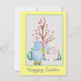 Spring Gnome Zuhause Happy Oaster Card Karte