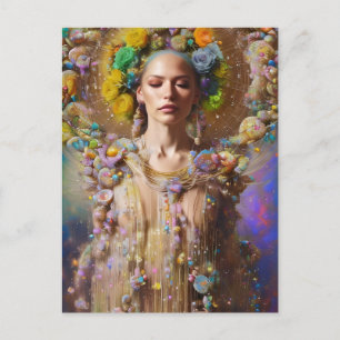 Spring Goddess Postcard Postkarte