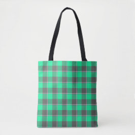 Spring Green and Finlandia Plaid Tasche