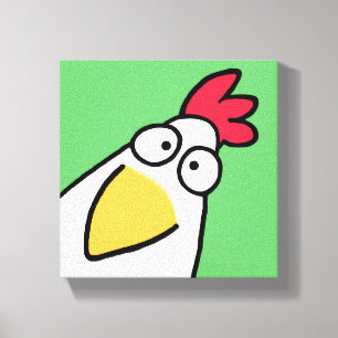 Spring Green ernstes CHICKEN von Sandra Boynton Leinwanddruck
