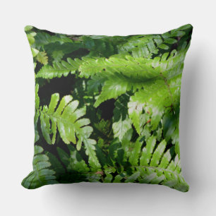 Spring Green Ferns Kissen