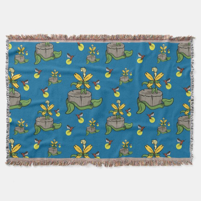 Spring Greets Summer Throw Blanket Decke (Vorderseite)