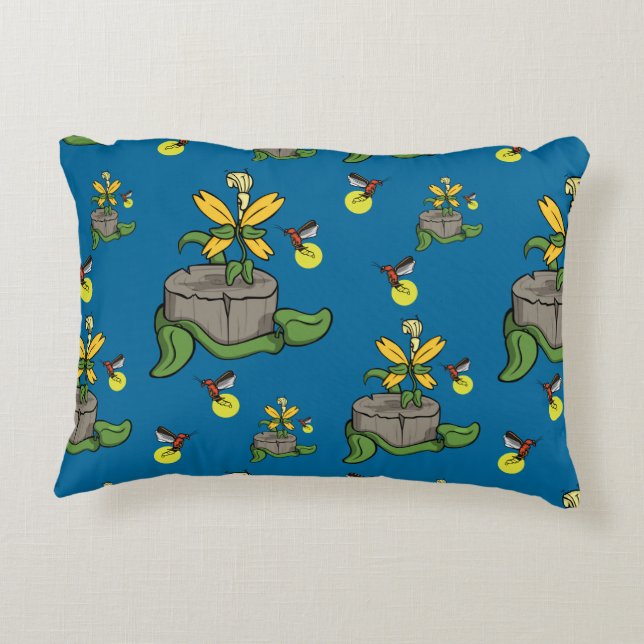 Spring grüßt Summer Accent Pillow Dekokissen (Rückseite)