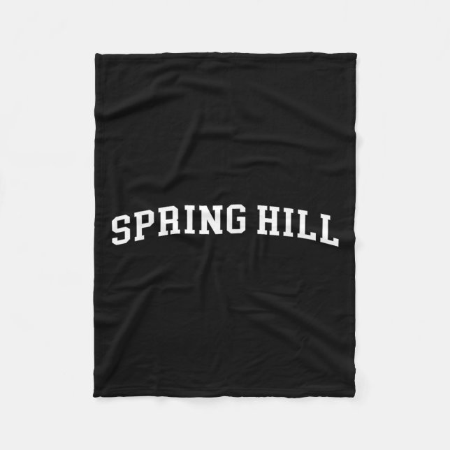 Spring Hill  Fleecedecke (Vorderseite)