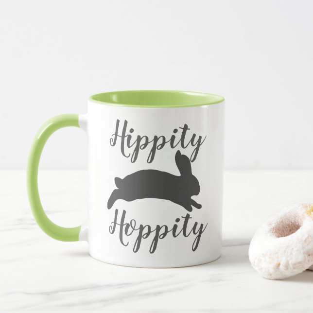 Spring Hippity Hoppity Bunny Tasse (Mit Donut)
