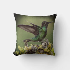 Spring Hummingbird für Naturliebhaber Kissen