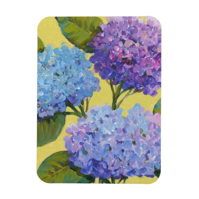 Spring Hydrangeas I Magnet (Vertikal)