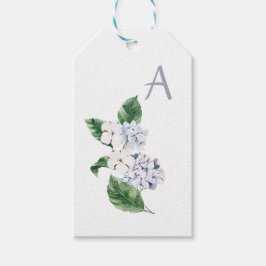 Spring HYRDANGEA mit Buchstaben anpassbar Geschenkanhänger