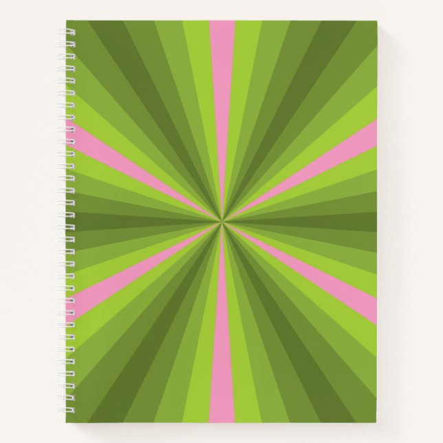 Spring Illusion Spirale Notebook Notizbuch (Vorderseite)