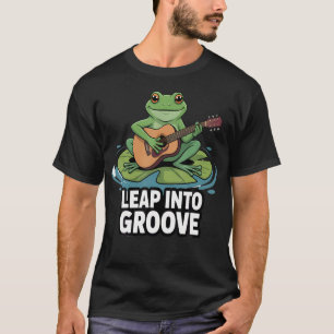 Spring in die Groove-Design Froschliebhaber und Fr T-Shirt
