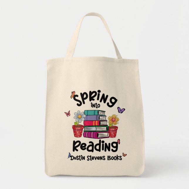 Spring in Reading Dustin Stevens Books Tragetasche (Vorne)