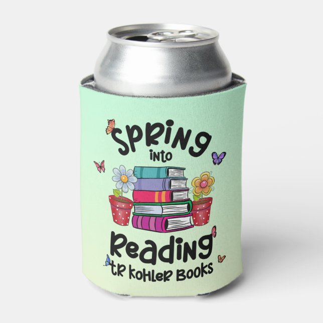Spring in Reading TR Kohler Bücher Dosenkühler (Kanne Vorderseite)