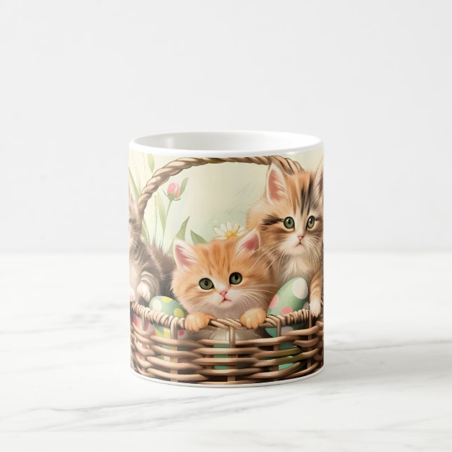 Spring Kitten Oaster Basket Kaffeetasse (Mittel)