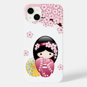 Spring Kokeshi Doll - Niedliches japanisches Geish Case-Mate iPhone 14 Plus Hülle