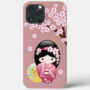 Spring Kokeshi Doll - Niedliches japanisches Geish Case-Mate iPhone Hülle