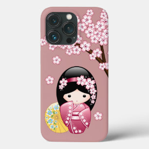 Spring Kokeshi Doll - Niedliches japanisches Geish Case-Mate iPhone Hülle