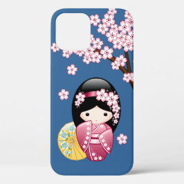 Spring Kokeshi Doll - Niedliches japanisches Geish Case-Mate iPhone Hülle