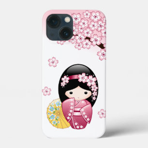 Spring Kokeshi Doll - Niedliches japanisches Geish Case-Mate iPhone Hülle