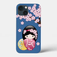 Spring Kokeshi Doll - Niedliches japanisches Geish