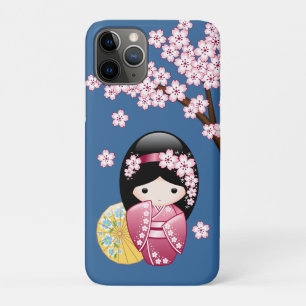 Spring Kokeshi Doll - Niedliches japanisches Geish Case-Mate iPhone Hülle