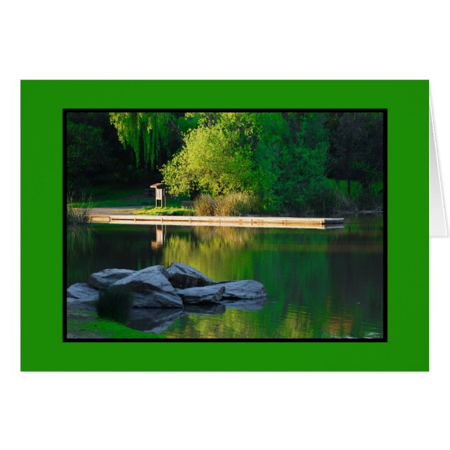 Spring Lake Reflection (Vorderseite (Horizontal))