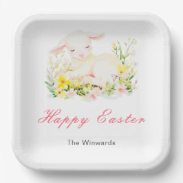 Spring Lamb Easter Brunch Pappteller