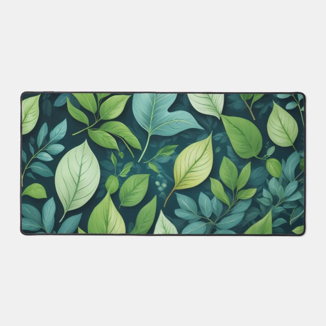 Spring Leaf Desk Mat Schreibtischunterlage (Vorderseite)