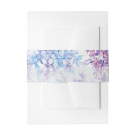Spring Lilac Blume Blossom-Floral Wedding Einladungsbanderole