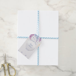 Spring Lilac Blume Blossom-Floral Wedding Geschenkanhänger