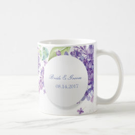 Spring Lilac Blume Blossom-Floral Wedding Kaffeetasse