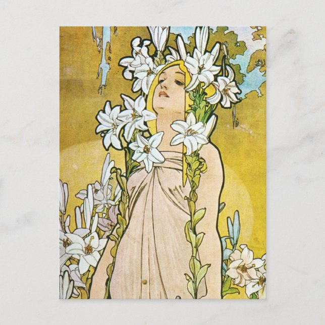 Spring Lily Postkarte (Vorderseite)