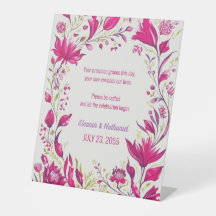 Spring Magenta Garden Hochzeit der Blumen