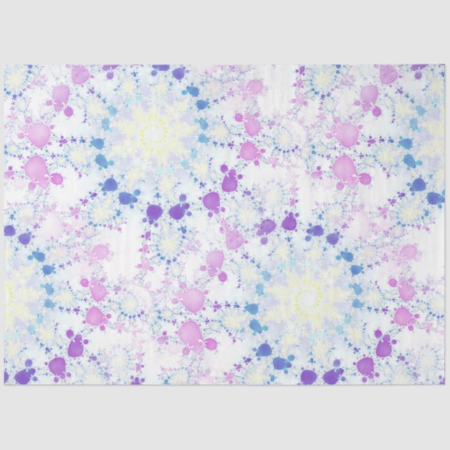 Spring Mandala A Tissue Paper Seidenpapier (Vorderseite)