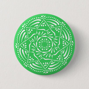 Spring Mandala Button